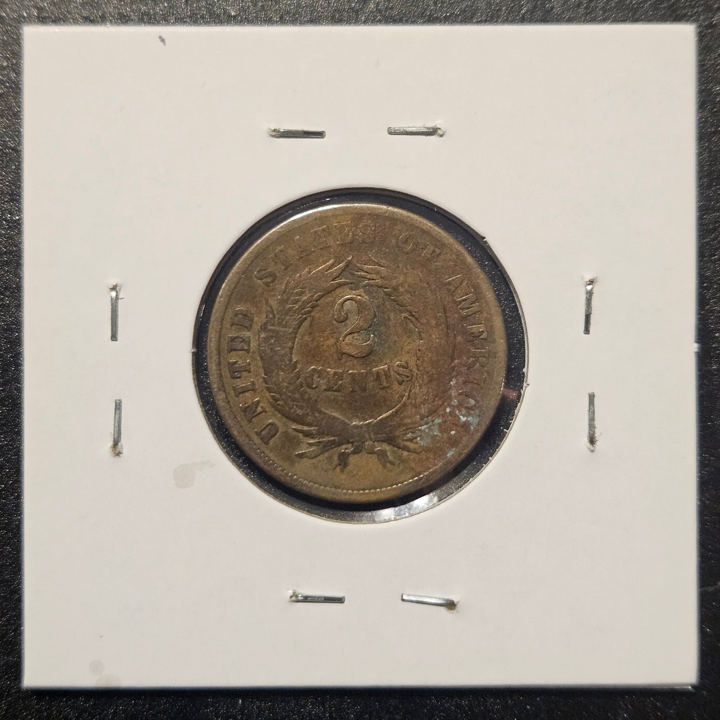 1864 2-Cent Piece Large Motto Very Good A6TK