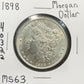 1898 Morgan Dollar - Mint State ( 40322 )