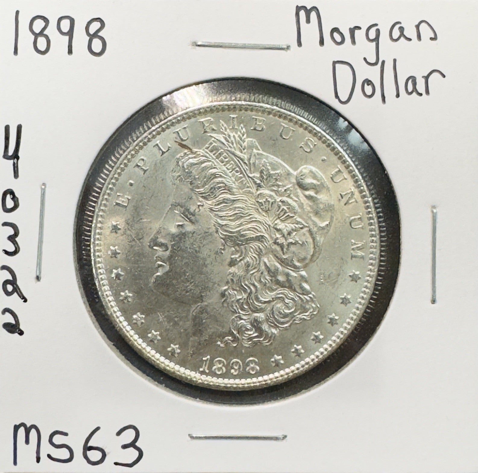 1898 Morgan Dollar - Mint State ( 40322 )