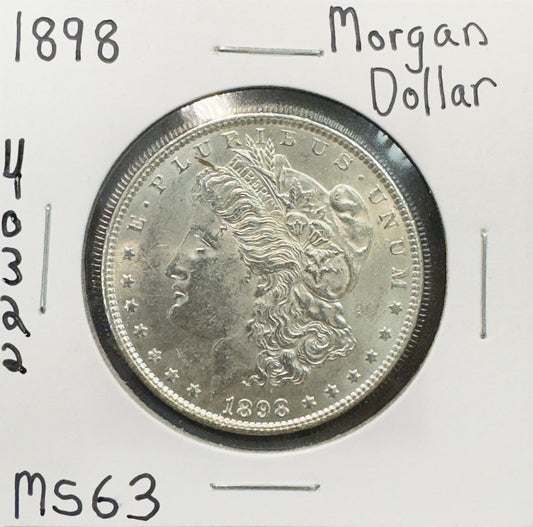 1898 Morgan Dollar - Mint State ( 40322 )
