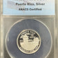 2009 S Puerto Pico Silver Quarter - ANACS PF70 ( 40349 )