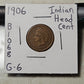 1906 Indian Head Cent Good Plus B1068