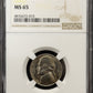 1956 D Jefferson Nickel - NGC MS65 ( 40459 )