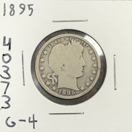1895 Barber Quarter - Good ( 40373 )