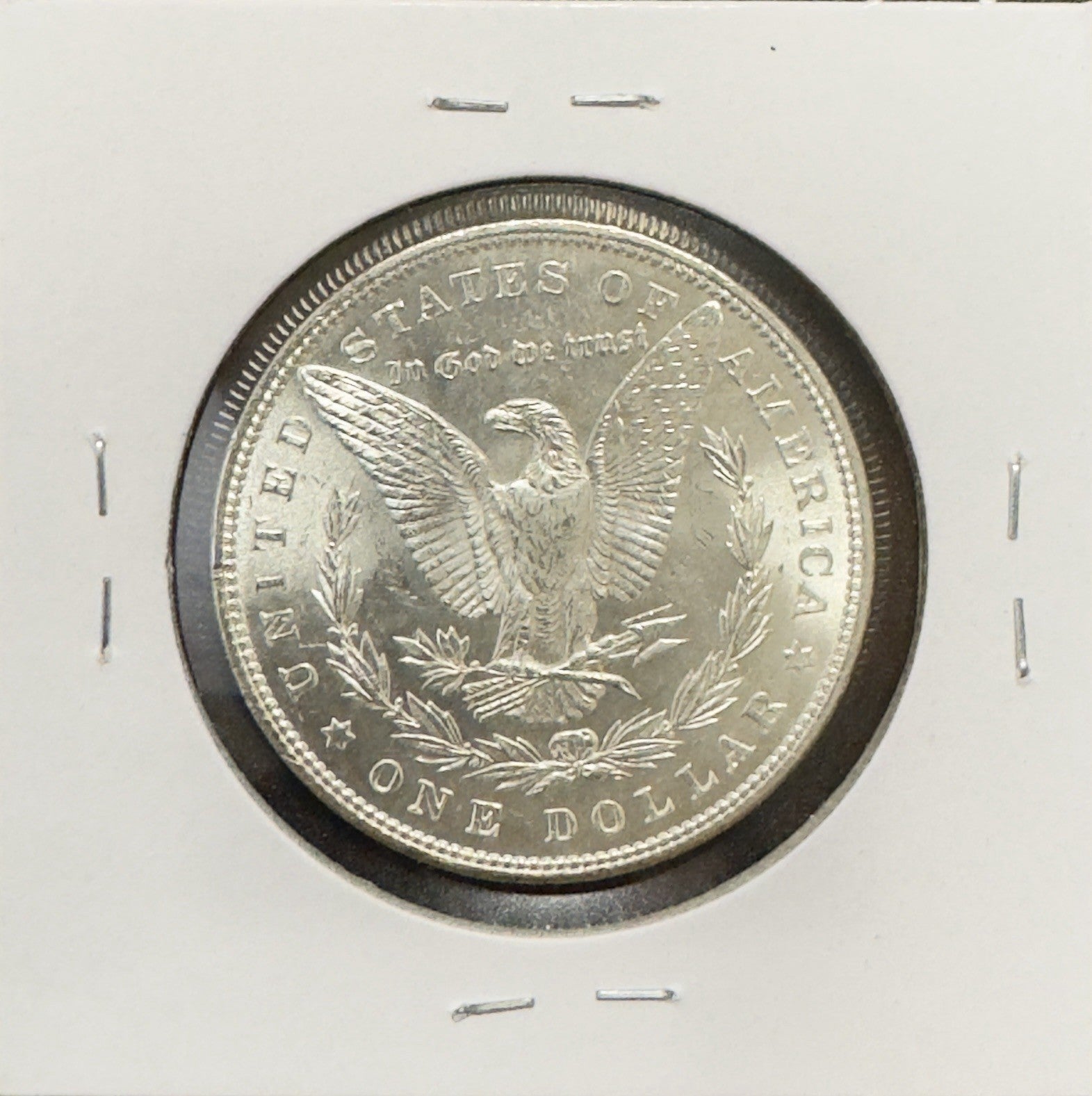 1886 $1 Morgan Silver Dollar - VAM-6B Clashed Obverse - Mint State ( 40440 )