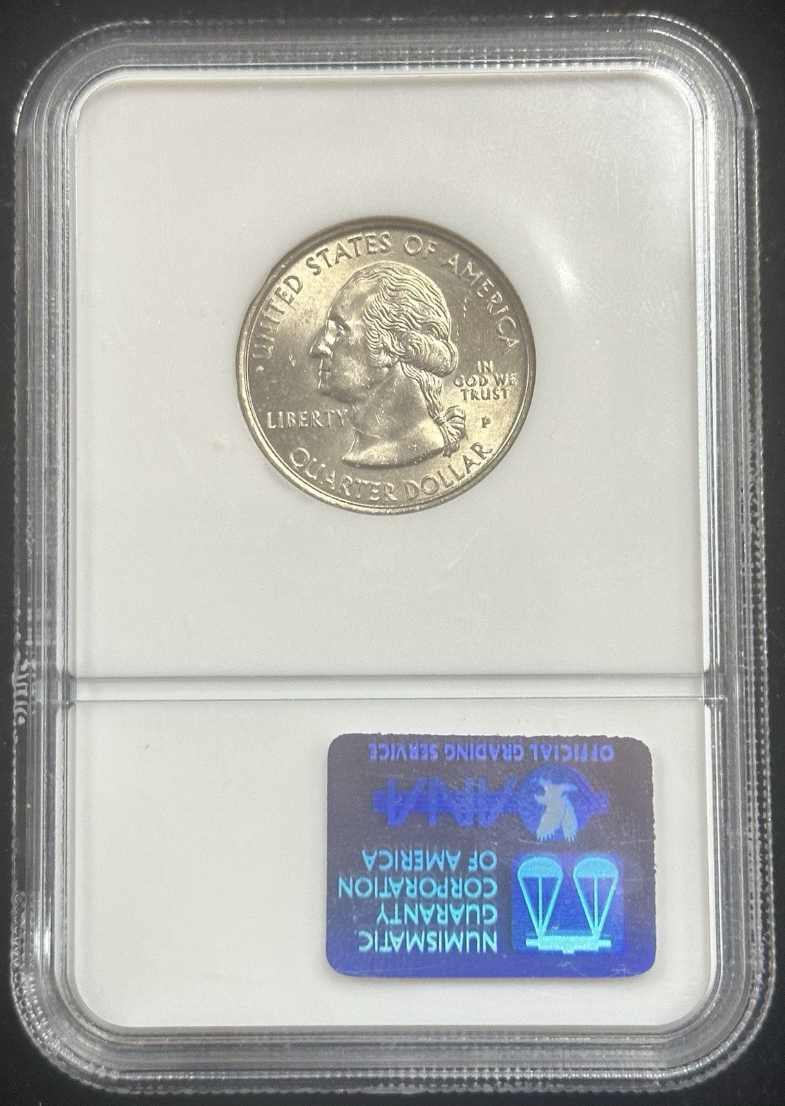 1999 P Delaware NGC Sample Slab