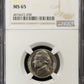 1967 Jefferson Nickel - NGC MS65 ( 40461 )