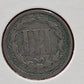 1865 3-Cent Piece Nickel Three Cent Very Good B1052