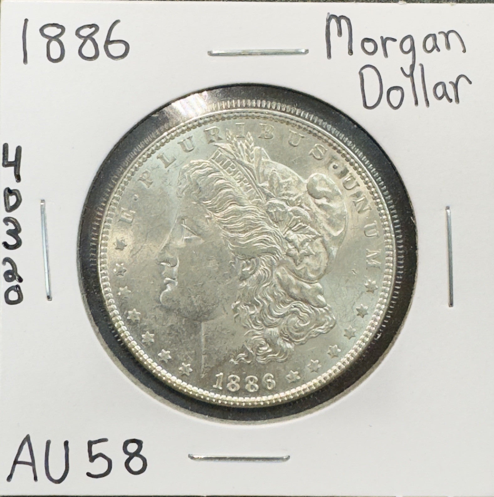 1886 Morgan Dollar - Almost Uncirculated ( 40320 )