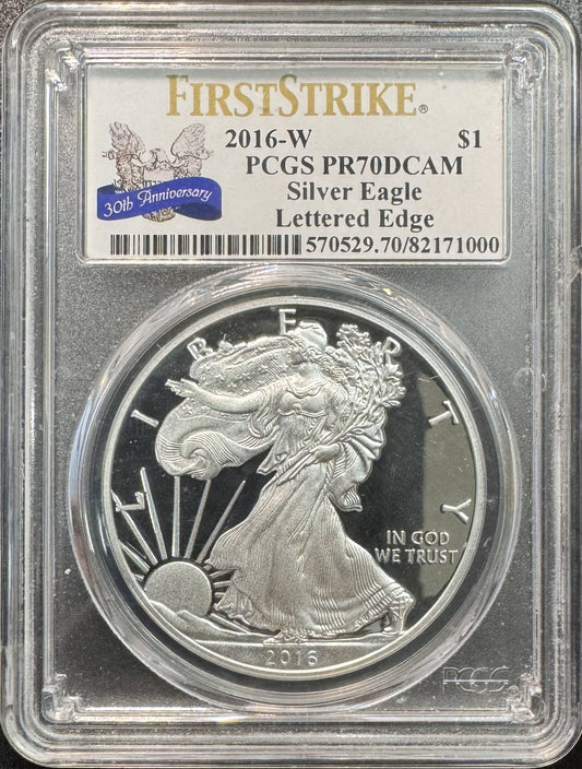 2016 W American Eagle - PCGS PR70 DCAM ( 40262 )