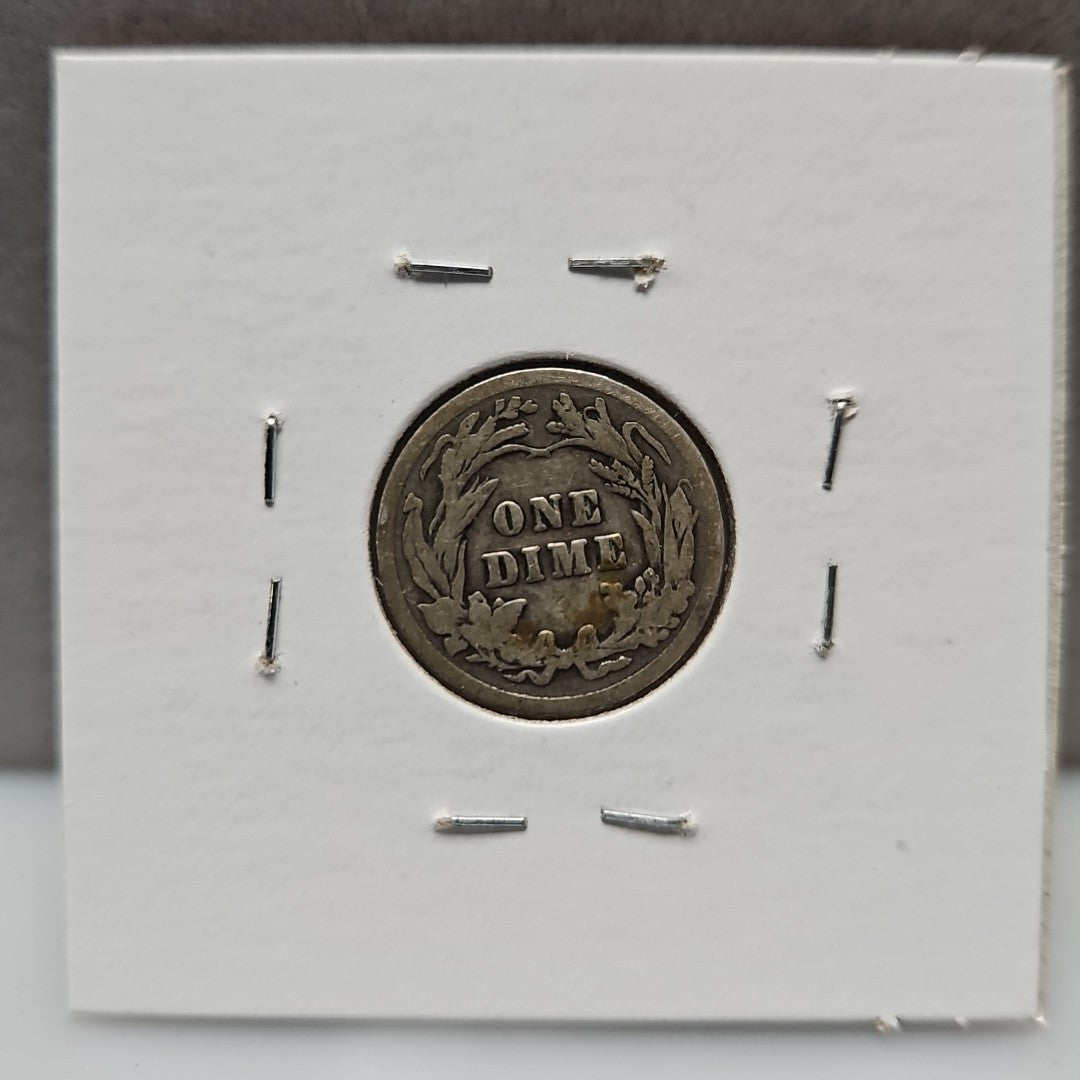 1913 Barber Dime Good B1034
