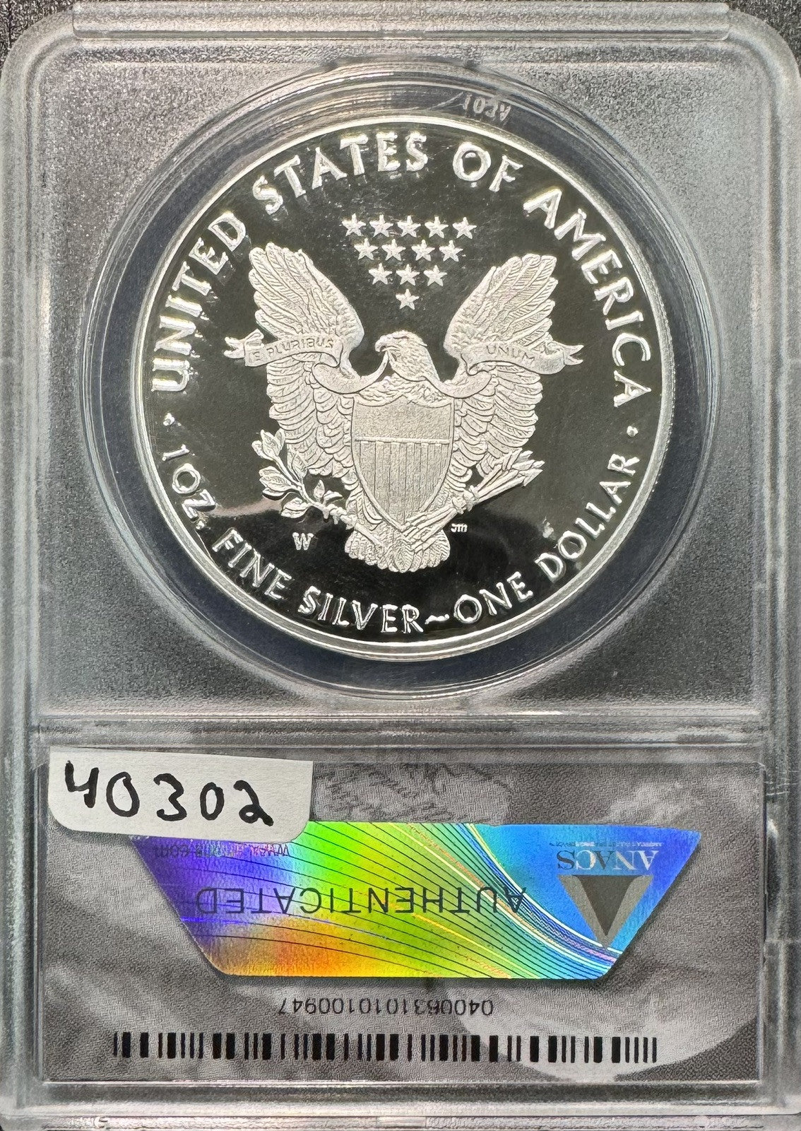 2019 W American Eagle - ANACS PR70 DCAM ( 40302 )