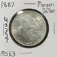1887 Morgan Dollar - Mint State ( 40337 )