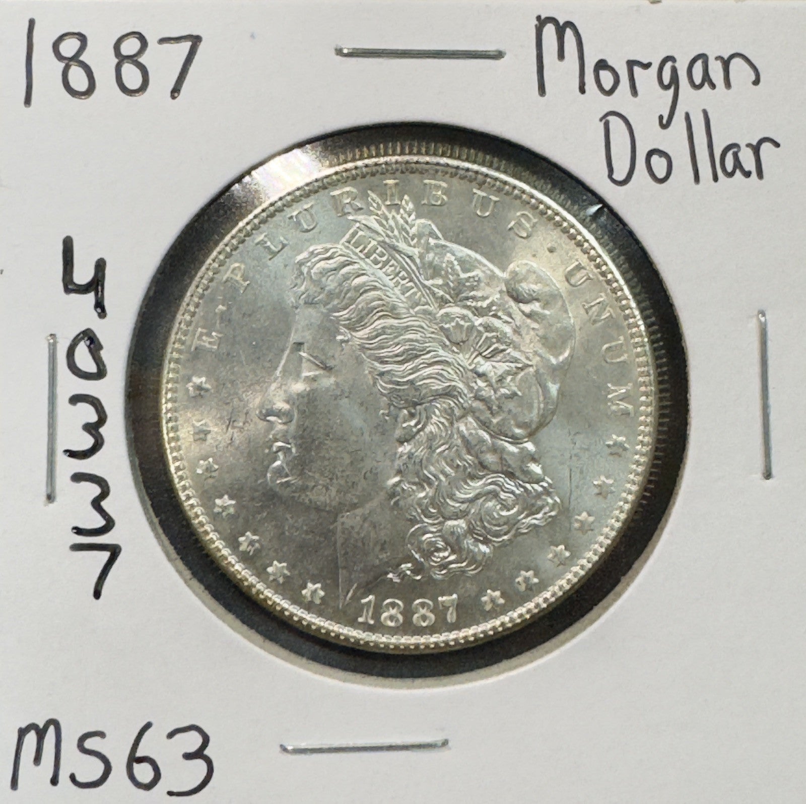 1887 Morgan Dollar - Mint State ( 40337 )