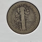 1923 Mercury Dime Almost Good B1025