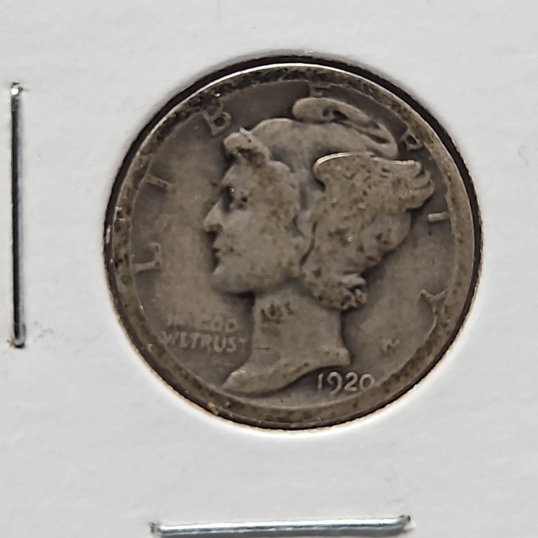 1920-D Mercury Dime Almost Good B1039