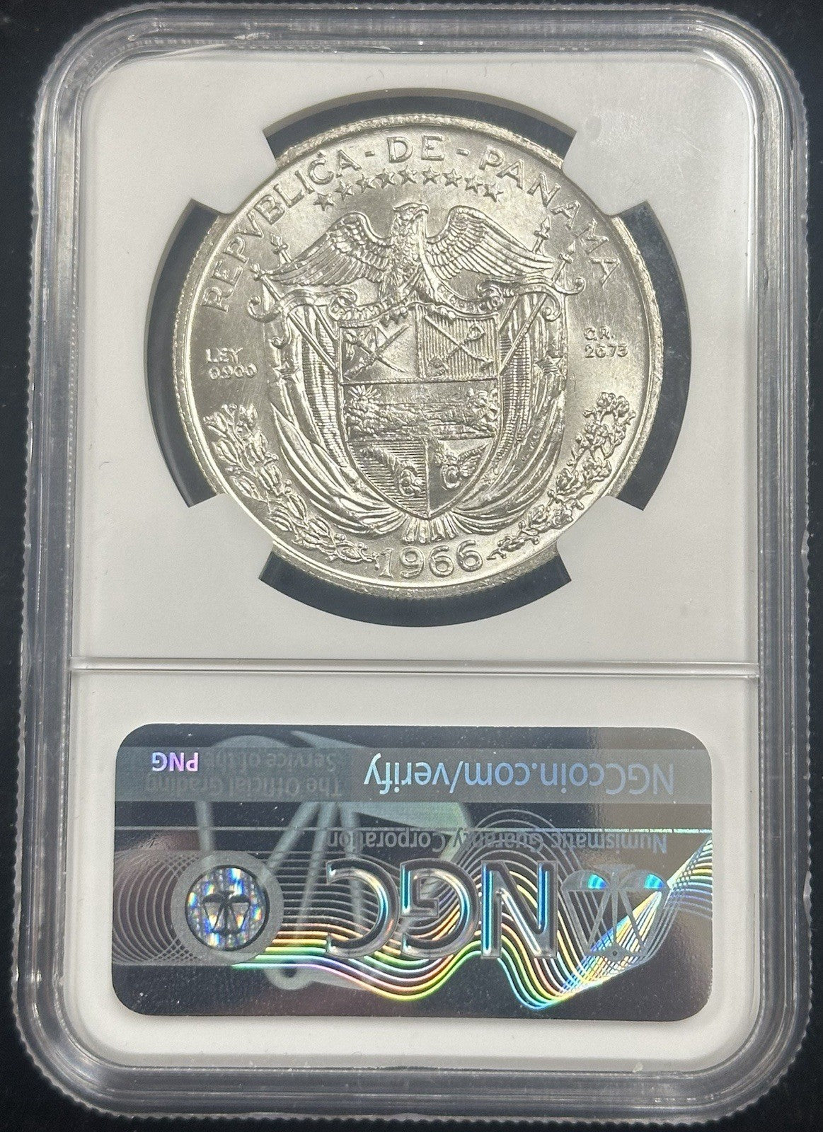 1966 Panama 1 Balboa NGC MS65 - JP4