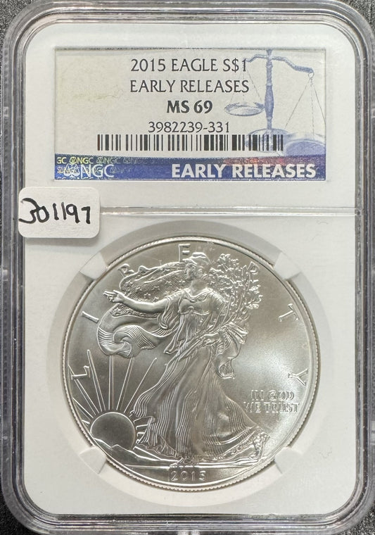 2015 American Eagle - NGC MS69 ( 301197 )