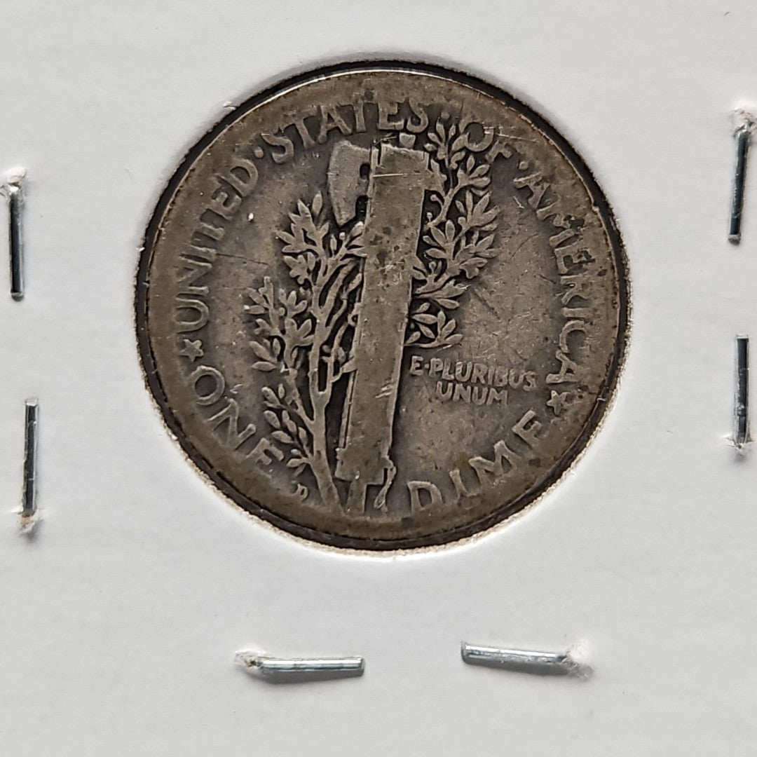 1920-D Mercury Dime Almost Good B1039