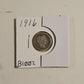 1916 10C Barber Dime B1002