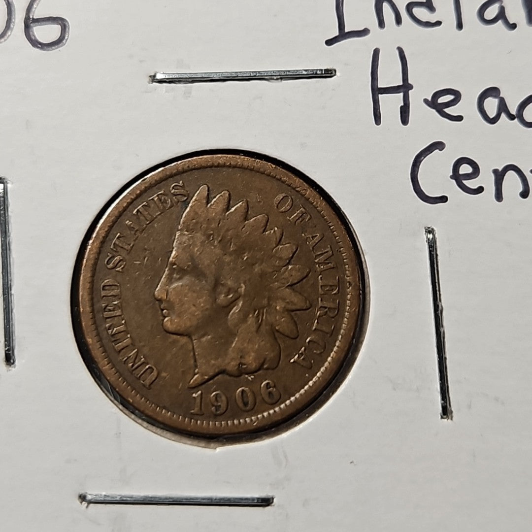 1906 Indian Head Cent Good Plus B1068