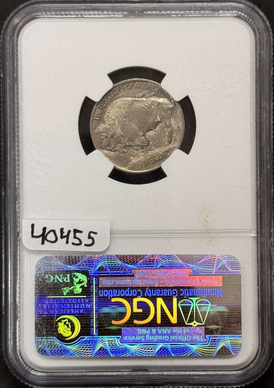 1913 Type 1 Buffalo Nickel - NGC MS65 ( 40455 )