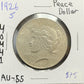 1926 S Peace Dollar - Almost Uncirculated ( 40441 )
