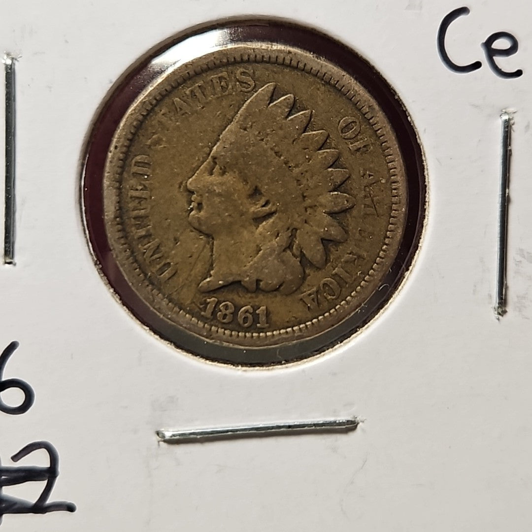 1861 Indian Head Cent Good B1056
