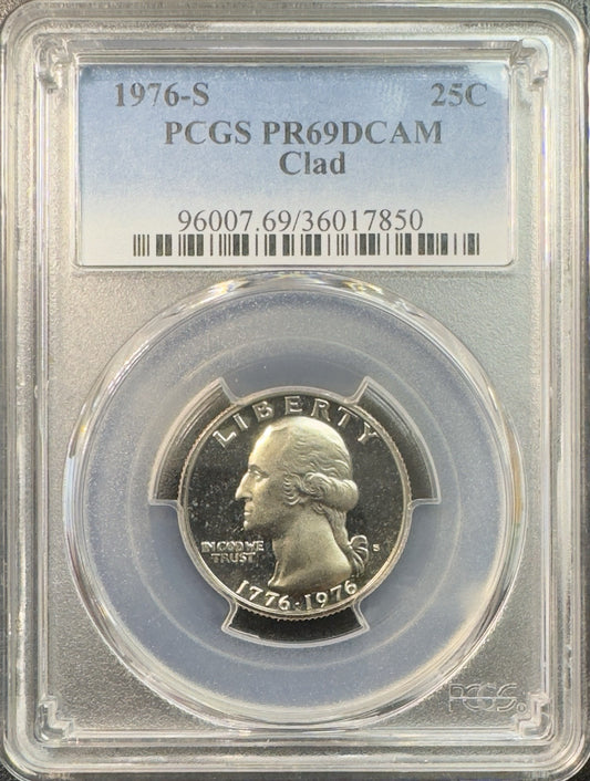1976 S Bicentennial Quarter - PCGS PR69 DCAM ( 40350 )