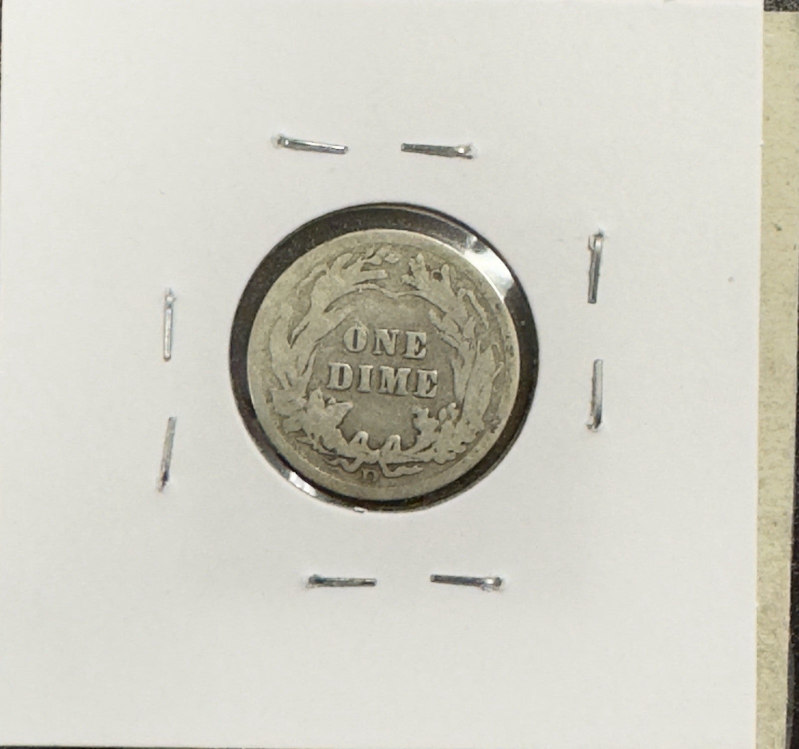 1908 D Barber Dime - About Good ( 40385 )