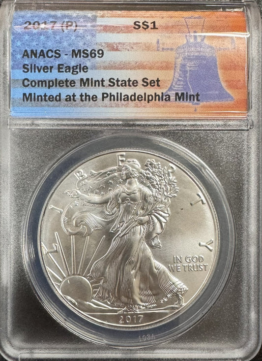 2017 (P) American Eagle - ANACS MS69