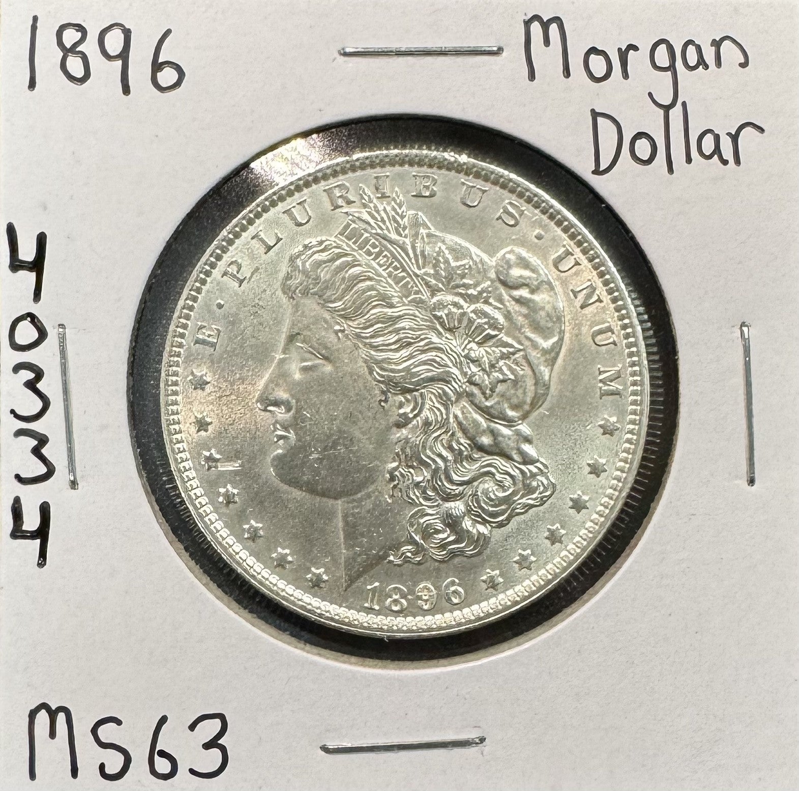 1896 Morgan Dollar - Mint State ( 40334 )