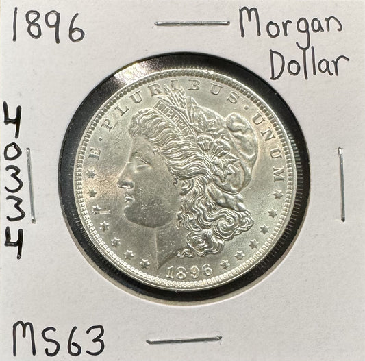 1896 Morgan Dollar - Mint State ( 40334 )