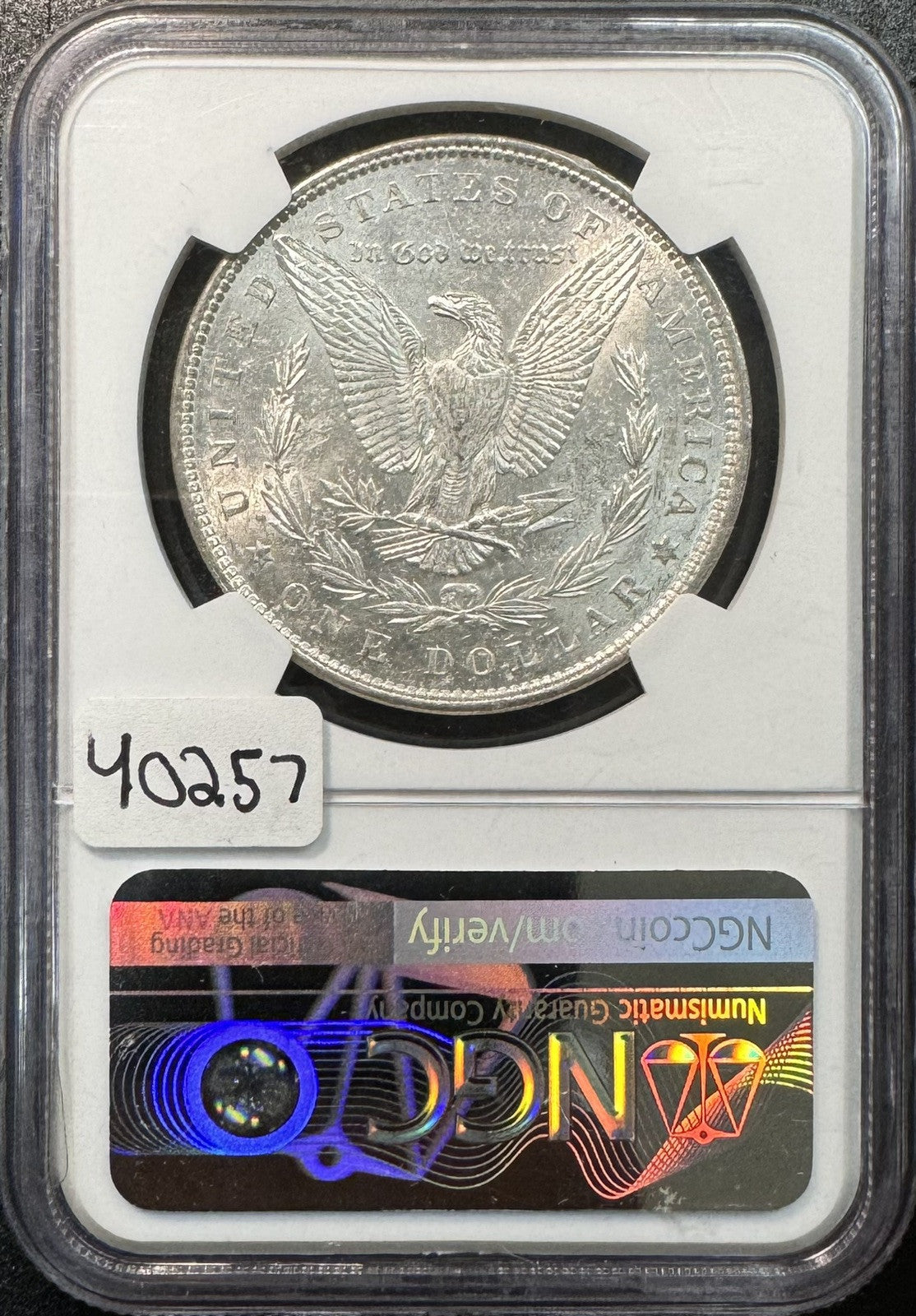 1889 Morgan Dollar - NGC MS61 ( 40257 )
