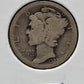 1923 Mercury Dime Almost Good B1025