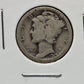 1919 Mercury Dime Almost Good B1019