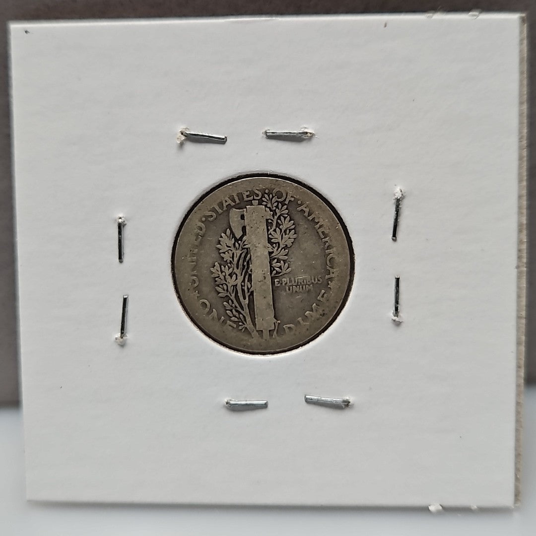1923 Mercury Dime Almost Good B1025