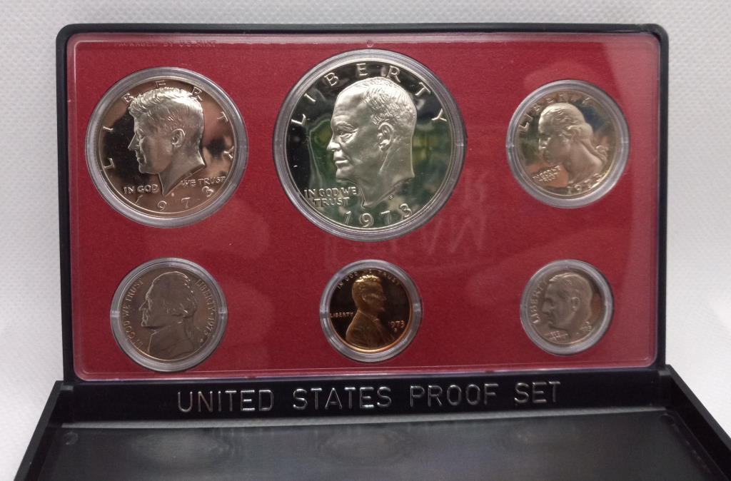 1973 United States Mint PROOF SET ( CLAD ) In OGP Original Government Packaging