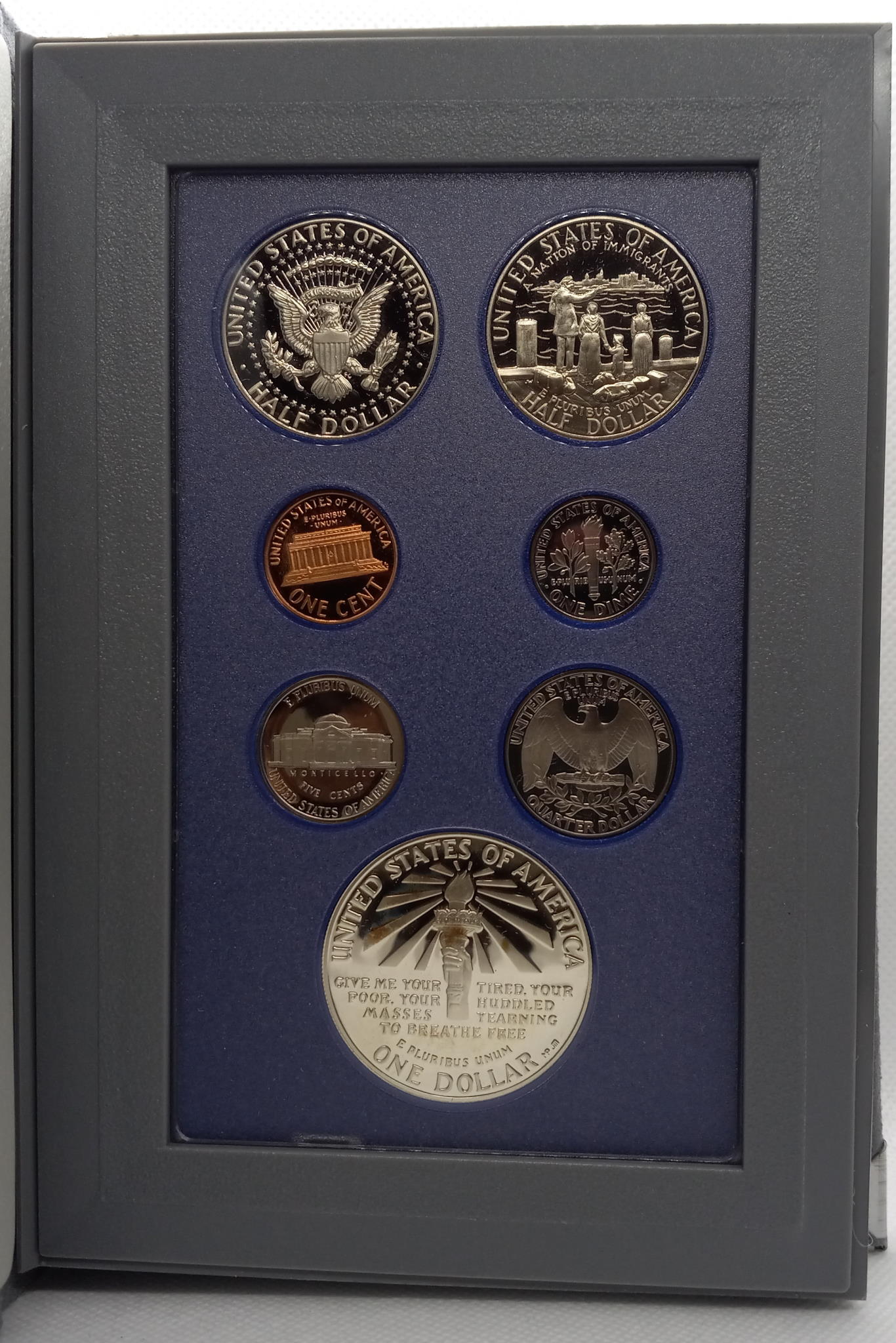 1986 United States Mint Prestige Proof Set in OGP with COA Statue of Liberty