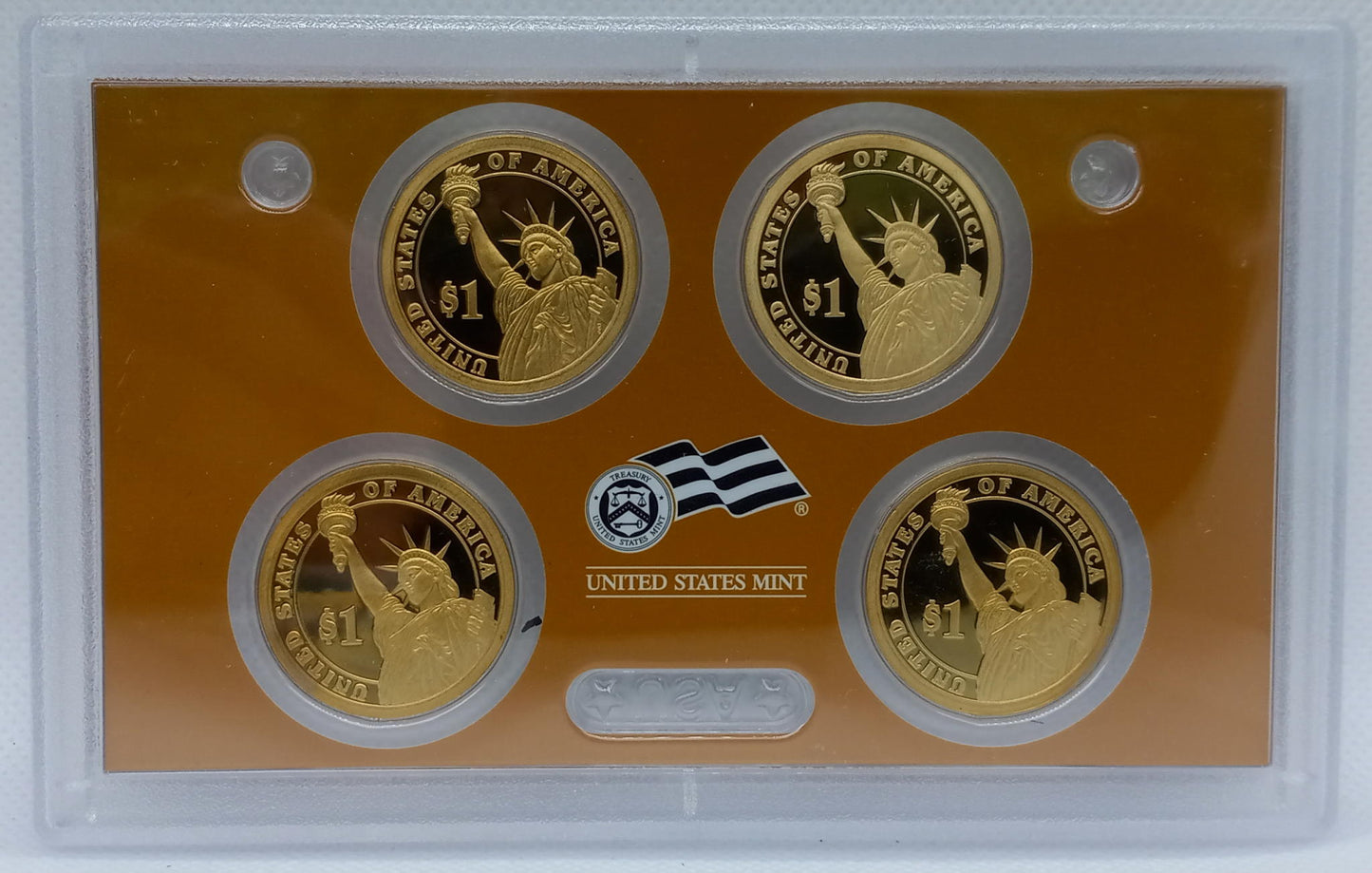 2007 United States Mint PRESIDENTIAL DOLLAR COIN PROOF SET With OGP & COA!