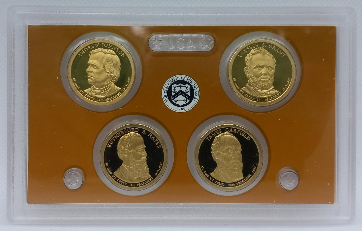 2011 United States Mint PRESIDENTIAL DOLLAR COIN PROOF SET With OGP & COA!