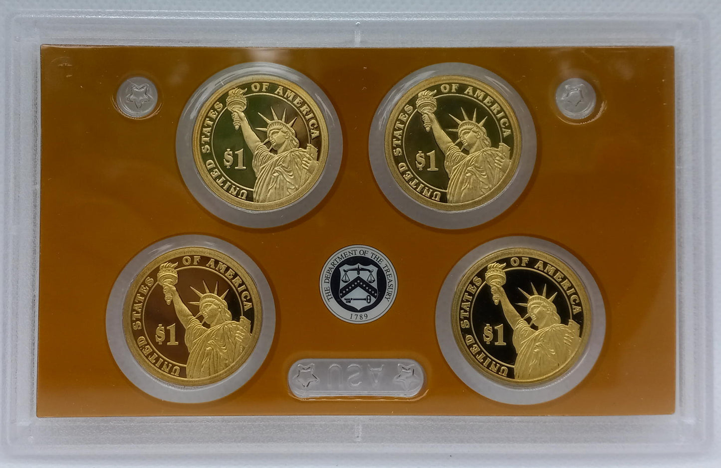2011 United States Mint PRESIDENTIAL DOLLAR COIN PROOF SET With OGP & COA!