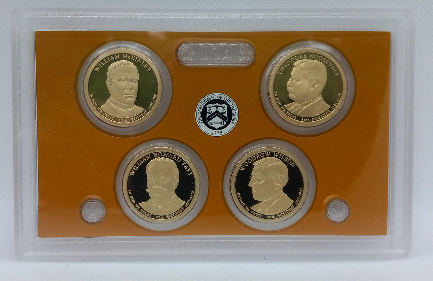 2013 United States Mint PRESIDENTIAL DOLLAR COIN PROOF SET With OGP & COA!