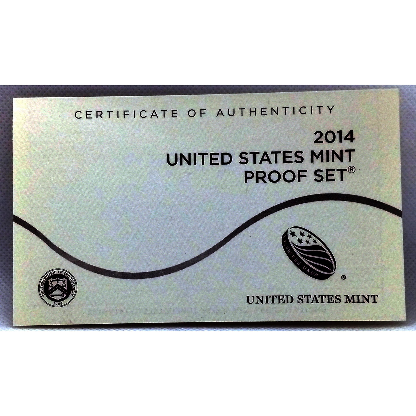 2014 United States Mint PROOF SET ( CLAD ) With OGP & COA!