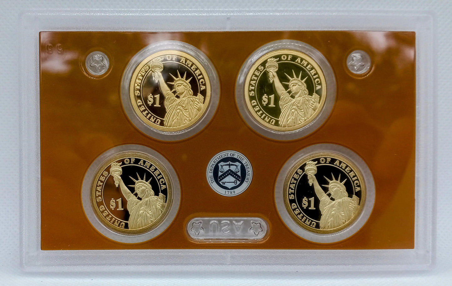 2015 United States Mint PRESIDENTIAL DOLLAR COIN PROOF SET With OGP & COA!