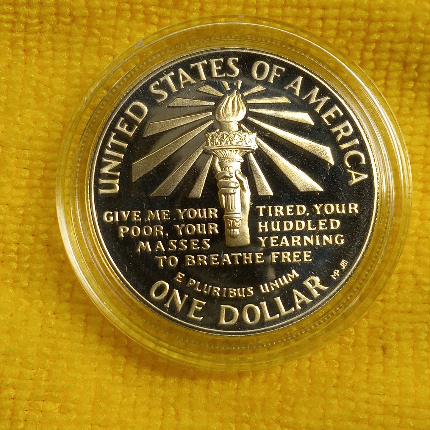 1986 Statue of Liberty Silver Dollar and Clad Half Dollar Set